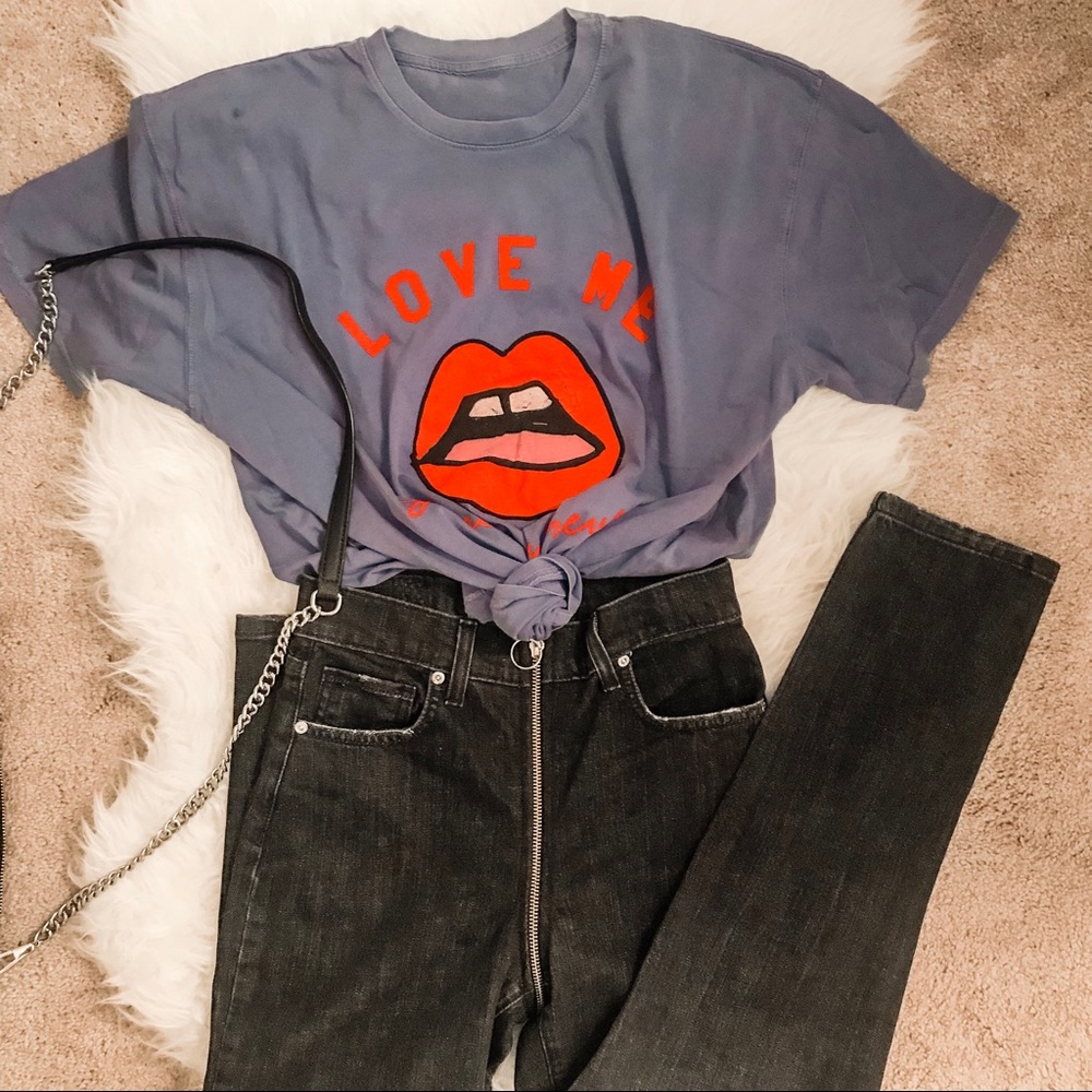 REVICE Black Yin Yang jeans WITH FREE T-SHIRT!